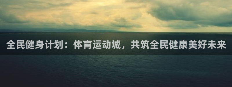 vsport体育官网下载招商电话：全民健身计划：体育运动城，
