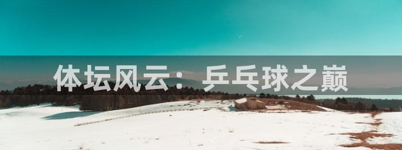 注册vsport体育官方正版app：体坛风云：乒乓球