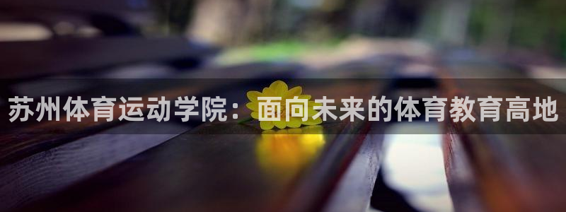 vsport体育官网：苏州体育运动学